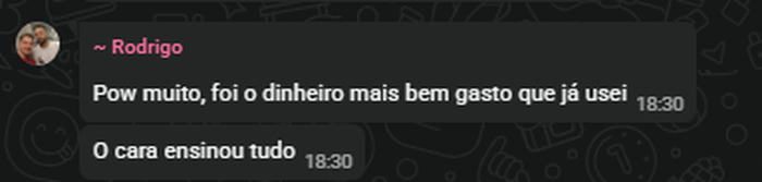Depoimento de Rodrigo